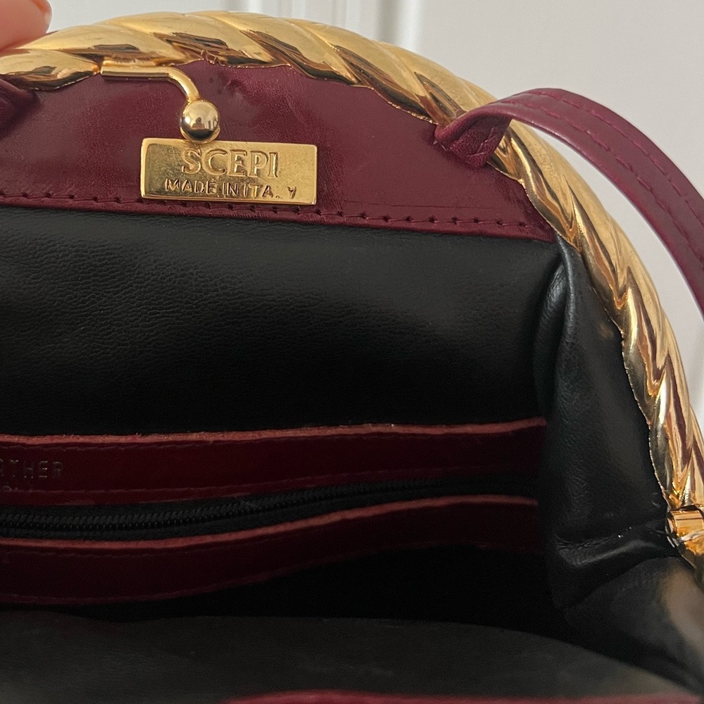 Antonio Scepi Leather Clutch Bag